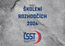 Školení rozhodčích 2024 - informace