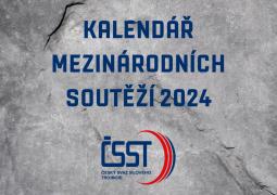 Kalendář mezinárodních soutěží 2024