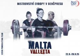 Mistrovství Evropy v benčpresu (EQ) a klasickém benčpresu (RAW) 2025 - pozvánka