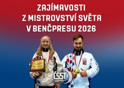 Zajímavé statistiky z mistrovství světa v benčpresu a klasickém benčpresu 2026