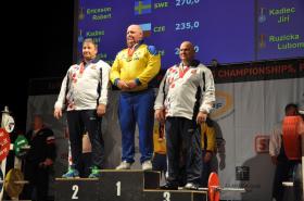 Mistrovství Evropy masters v silovém trojboji 2018 - výsledky + fotogalerie