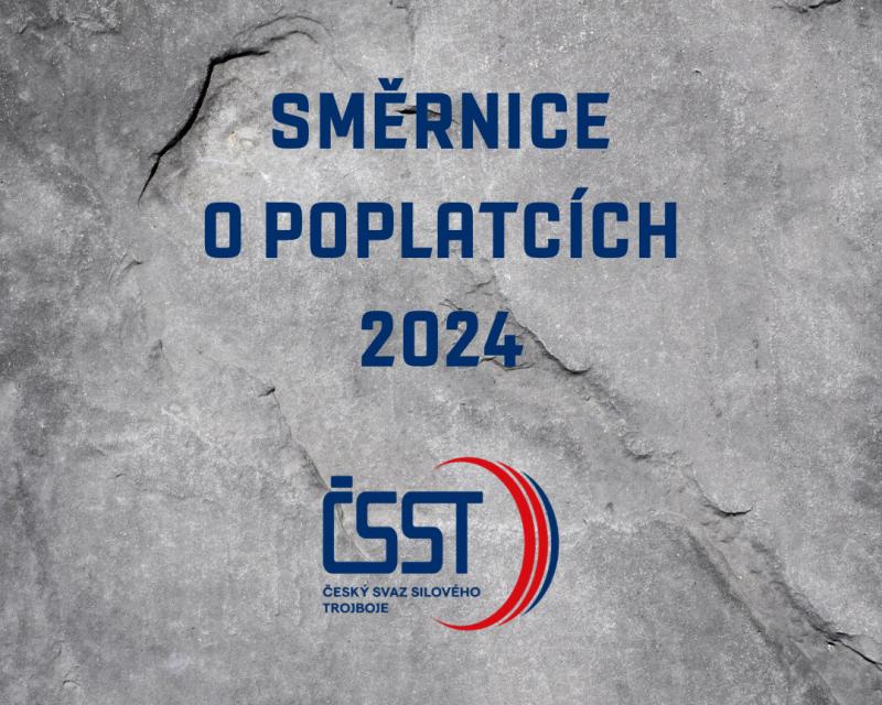 Směrnice - o poplatcích v roce 2024