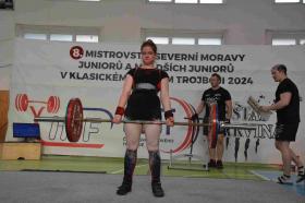 Mistrovství severní Moravy juniorů a mladších juniorů v klasickém silovém trojboji 2024 - fotogalerie