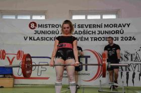 Mistrovství severní Moravy juniorů a mladších juniorů v klasickém silovém trojboji 2024 - fotogalerie