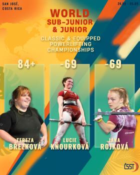 Mistrovství světa juniorů a mladších juniorů  v silovém trojboji a klasickém silovém trojboji 2025 - pozvánka