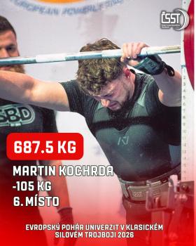 Evropský pohár univerzit v klasickém silovém trojboji 2026 - výsledky