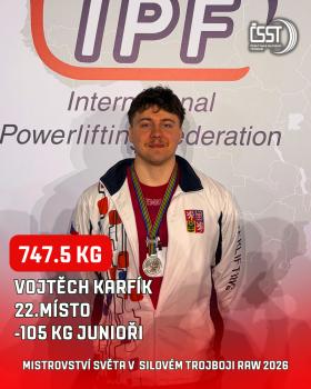Mistrovství světa juniorů a mladších juniorů v silovém trojboji 2026 - výsledky